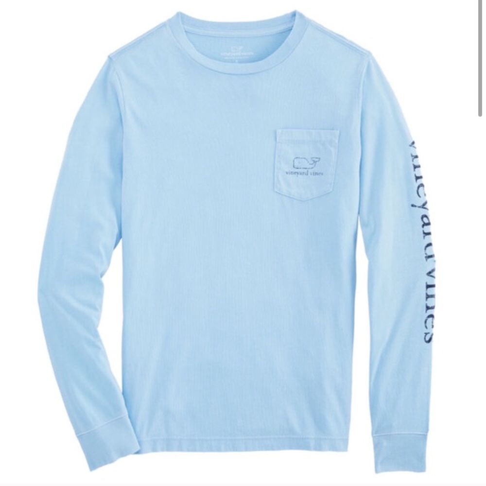VINEYARD VINES Long Sleeve Pocket Tee